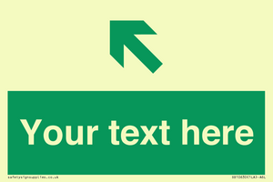 Custom Safe condition: Green Up left arrow